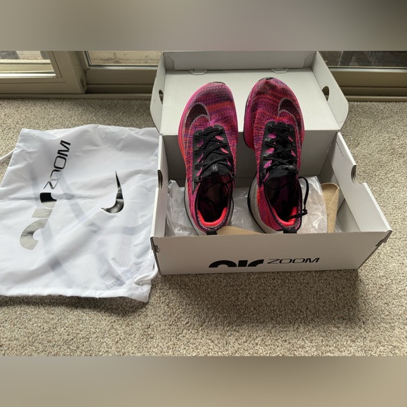 Nike Women's Alphafly NEXT% Hyper Violet Carbon Racing Shoes - Size 8 - Picture 8 of 12